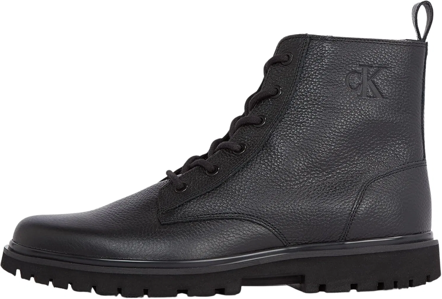 Ботинки средней длины Calvin Klein Herren Stiefel Eva Mid Tumbled zum Schnüren, Black Triple Black