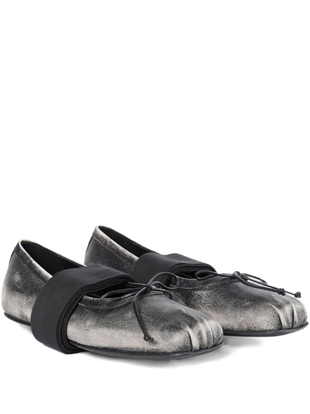 Балетки с бантом Ann Demeulemeester, серый