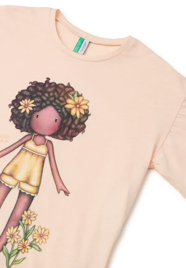Ночная рубашка Santoro gorjuss nightgown.. nightie United Colors Of Benetton, розовый — фото 3