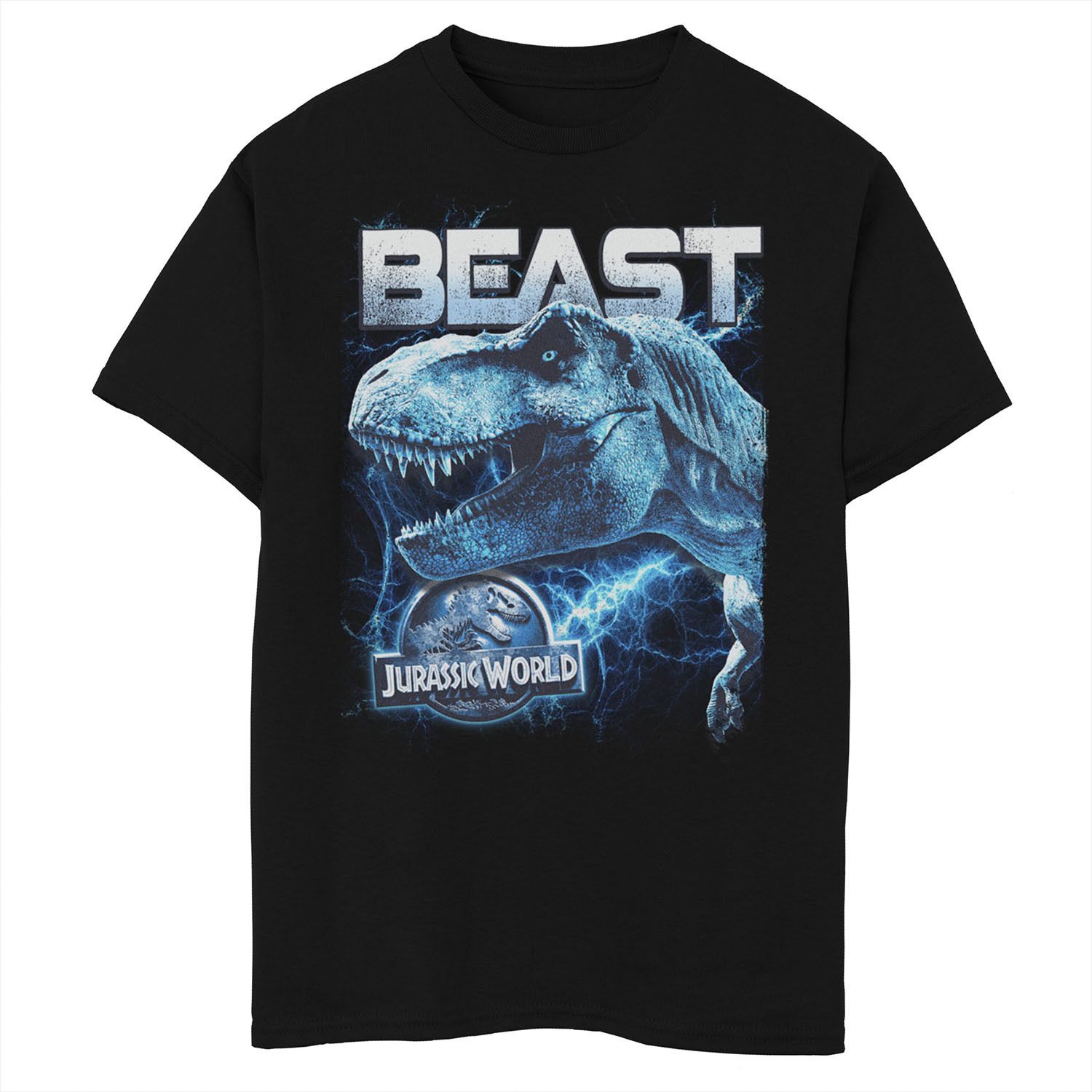 

Синяя футболка с рисунком T-Rex Beast Storm для мальчиков 8–20 лет Jurassic World Licensed Character, Синий, Синяя футболка с рисунком T-Rex Beast Storm для мальчиков 8–20 лет Jurassic World Licensed Character