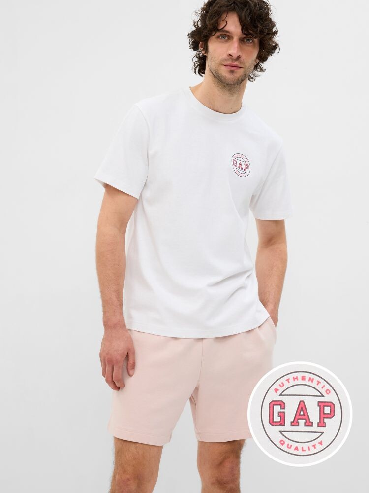 

Неоновая футболка с логотипом Gap, белый