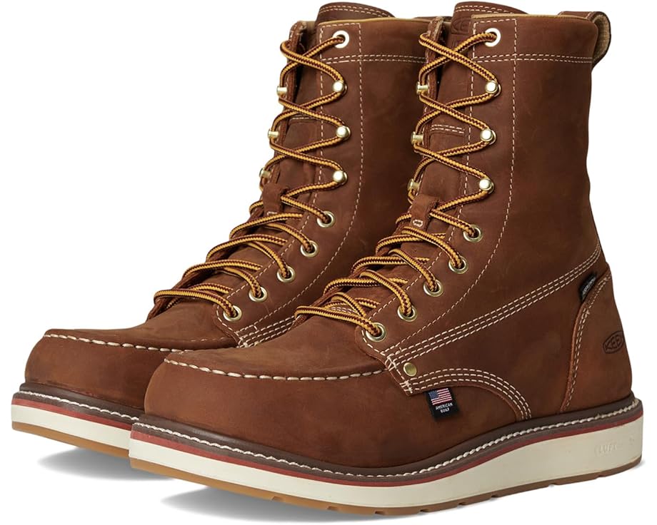 

Ботинки KEEN Utility Liberty 8" Waterproof Boot (Soft Toe), цвет Leather Brown/Birch