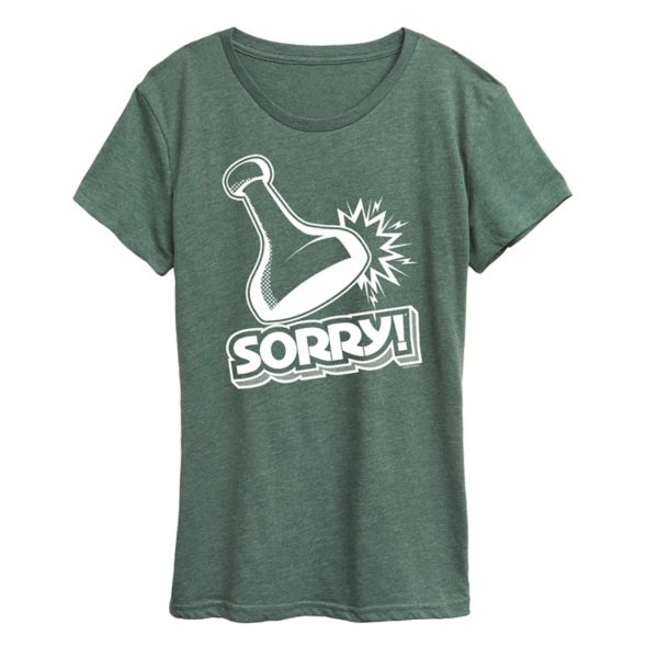 

Футболка с принтом "Женская фишка из игры Sorry" от Hasbro, зеленый