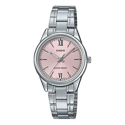 

Часы CASIO Quartz Waterproof SilverPink Analog, розовый