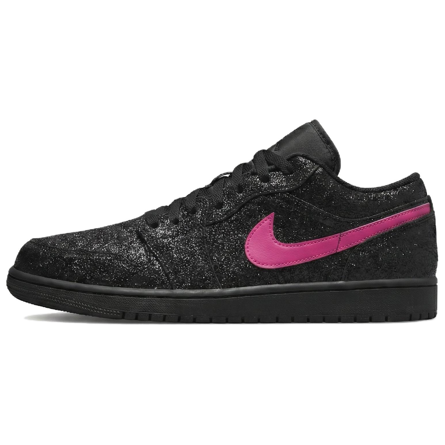 

Jordan Air 1 Vintage баскетбольные кроссовки Unisex черные розовые