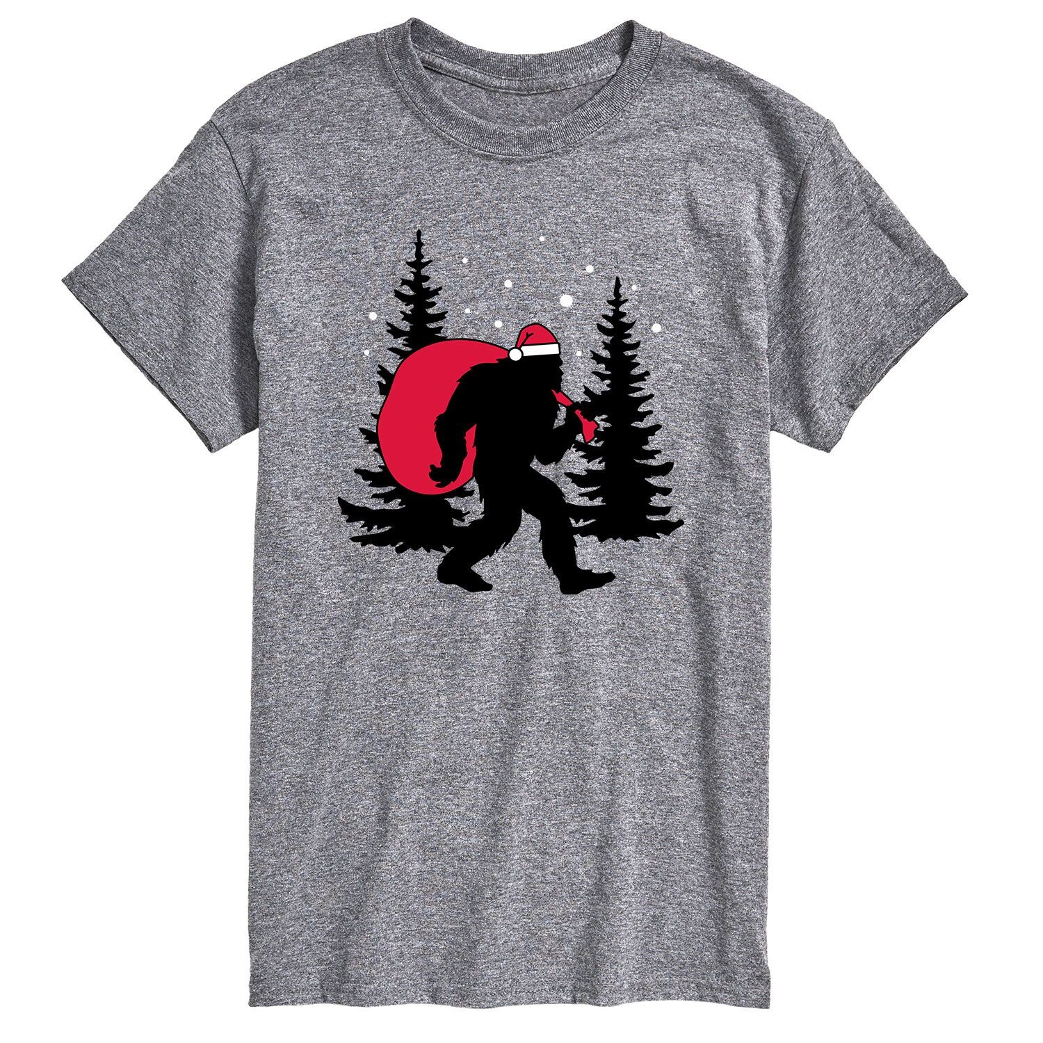 

Футболка Big & Tall Sasquatch Santa Licensed Character