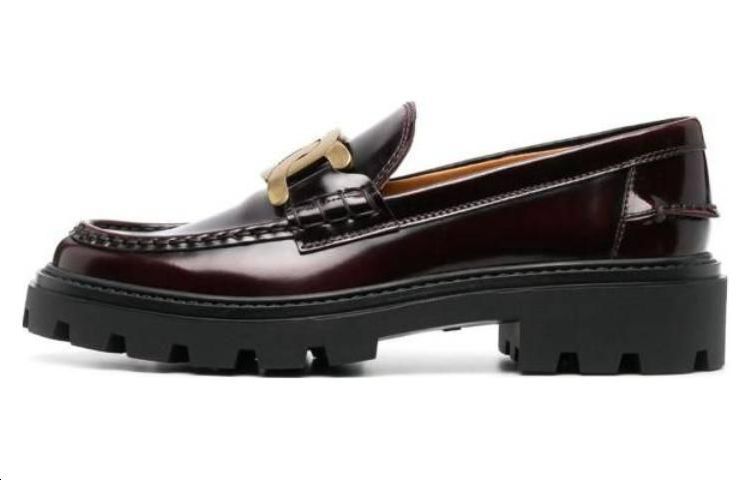 Босоножки-лодочки из кожи с логотипом на бляшке TOD'S