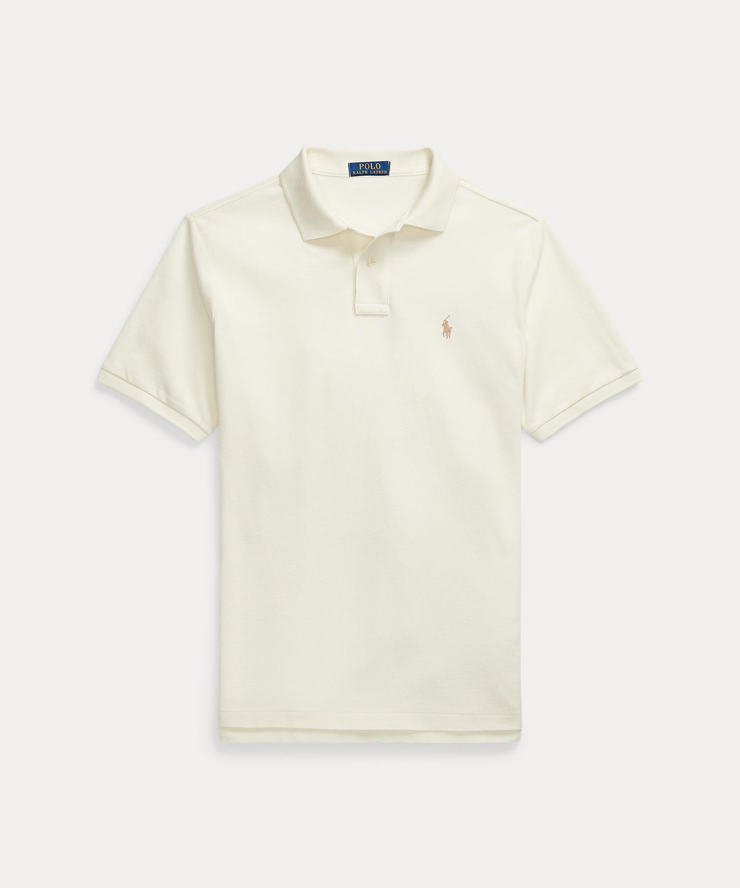 Классическая сетчатая рубашка-поло Polo Ralph Lauren, 101 Natural