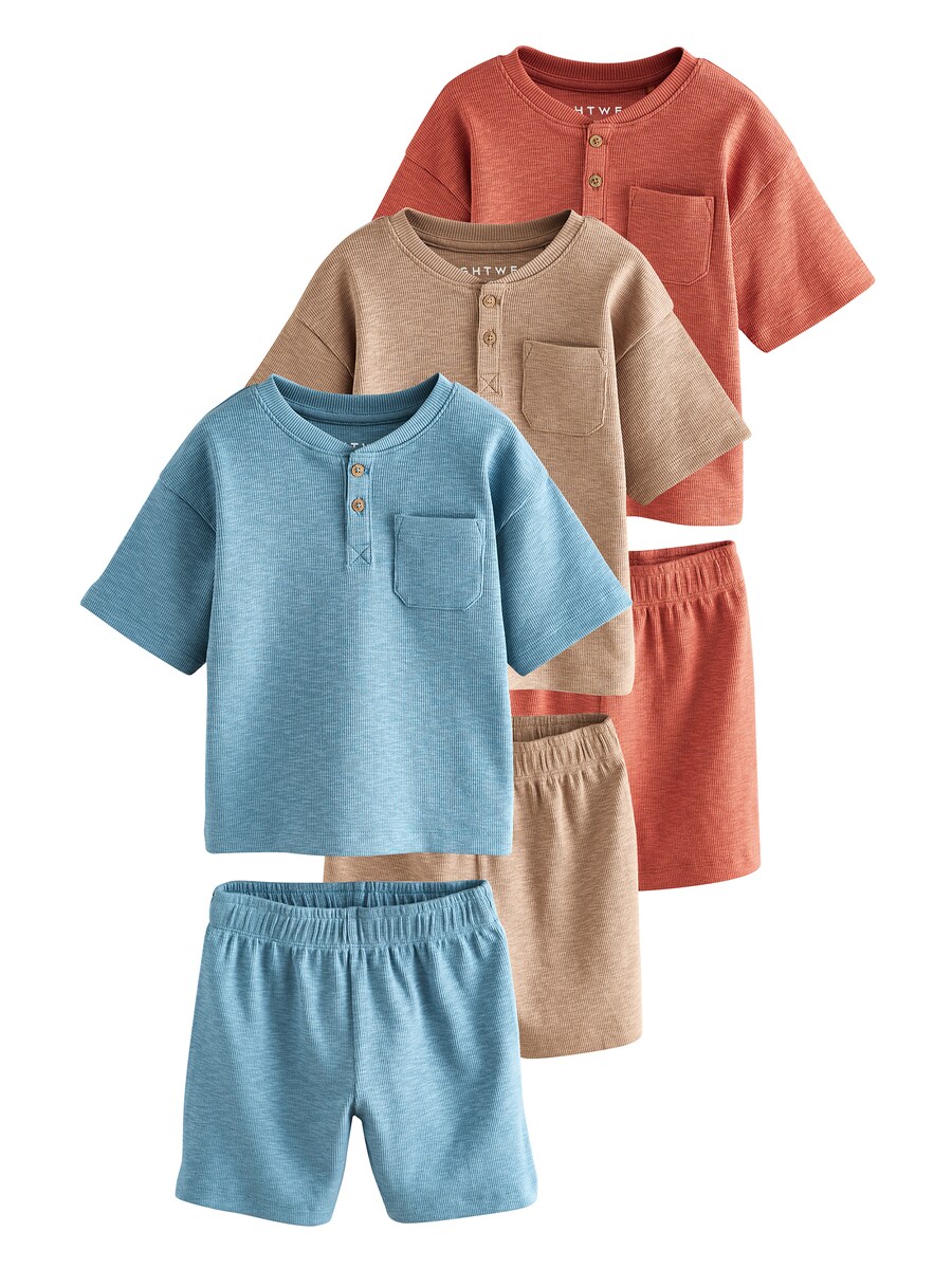

Пижама Next, цвет Light blue/Chestnut brown/Light brown