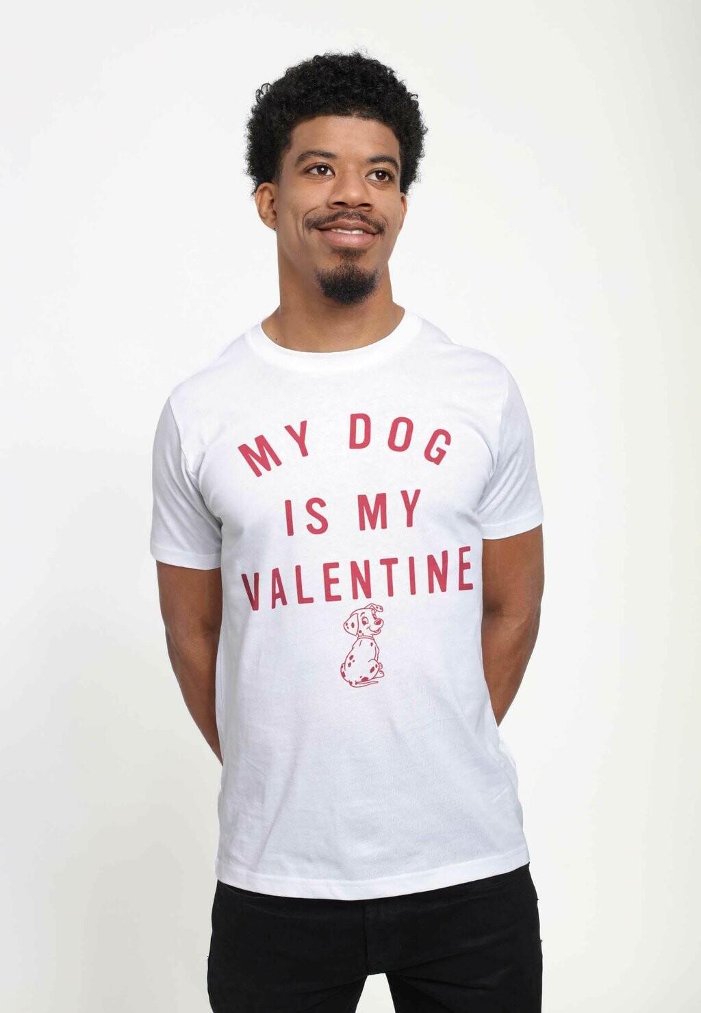 

Футболка с принтом 101 DALMATIANS VALENTINE PUP UNISEX Disney, белый