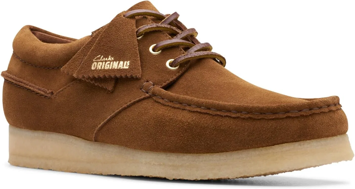 Мужские туфли Clarks Wallabee, Cola Suede — фото 2