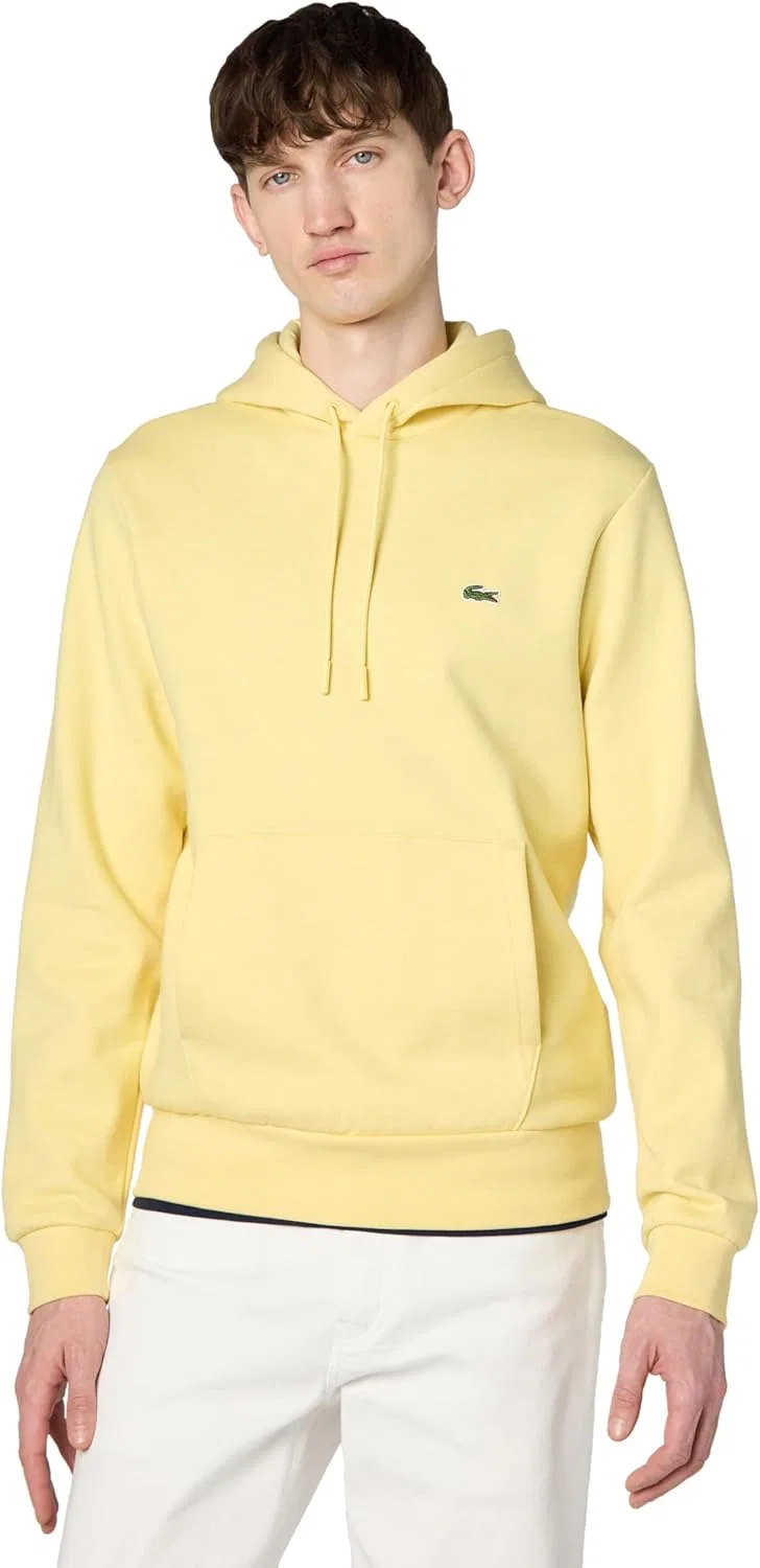 Толстовка мужская Lacoste с длинным рукавом, с капюшоном, синий