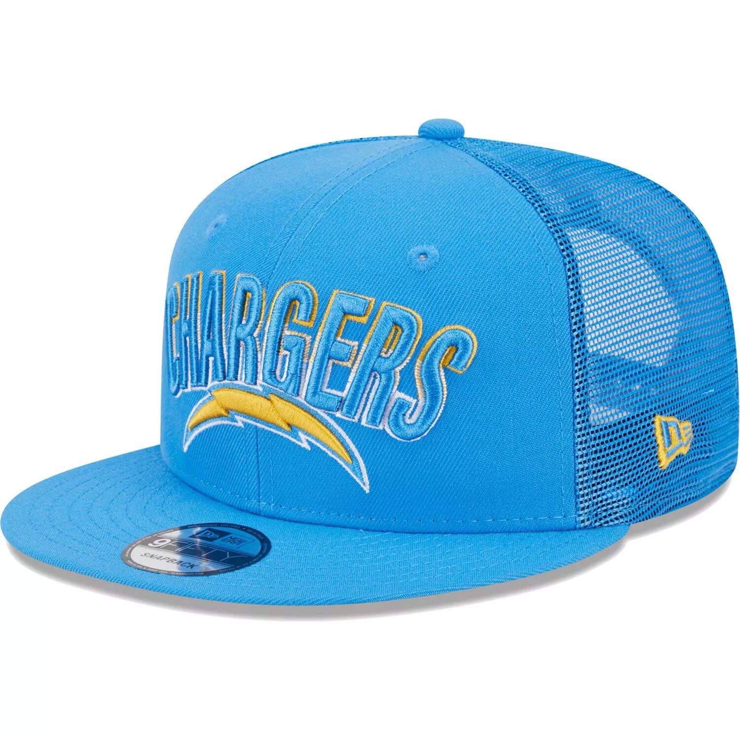 

Мужская кепка New Era Powder Blue Los Angeles Chargers Grade Trucker 9FIFTY Snapback