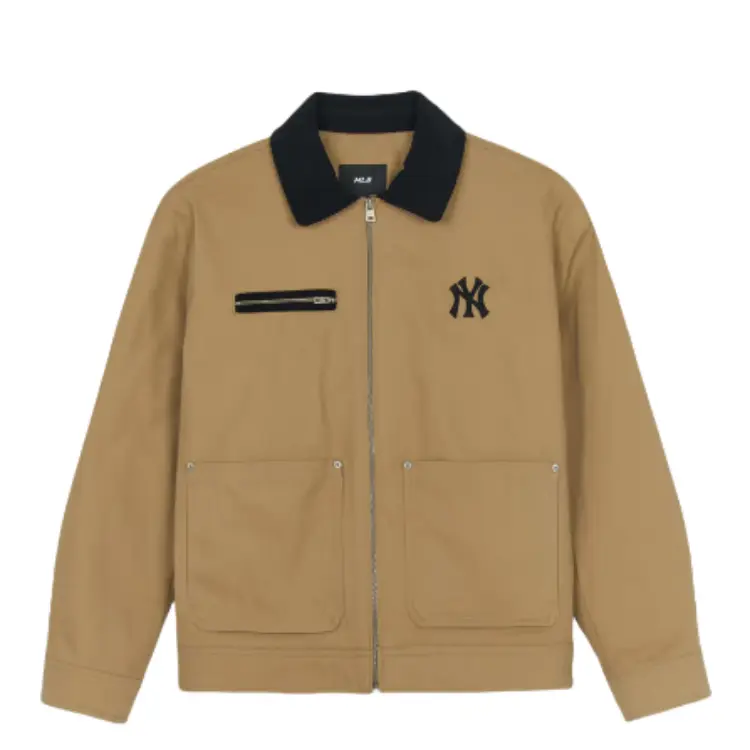 

MLB Бейсбольная куртка Бостон Ред Сокс унисекс бежевая, Khaki