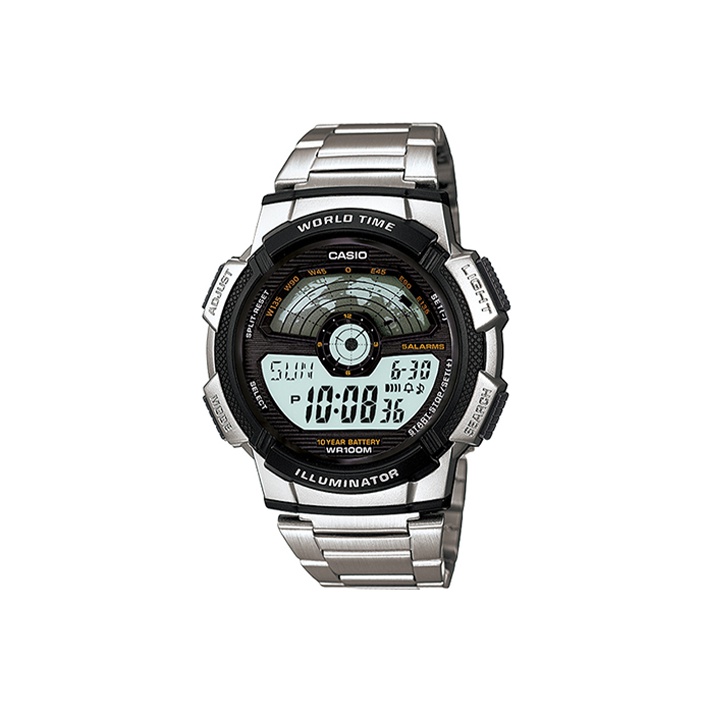 

CASIO Часы Men YOUTH Black Watch AE-1100WD-1A, Black Dial