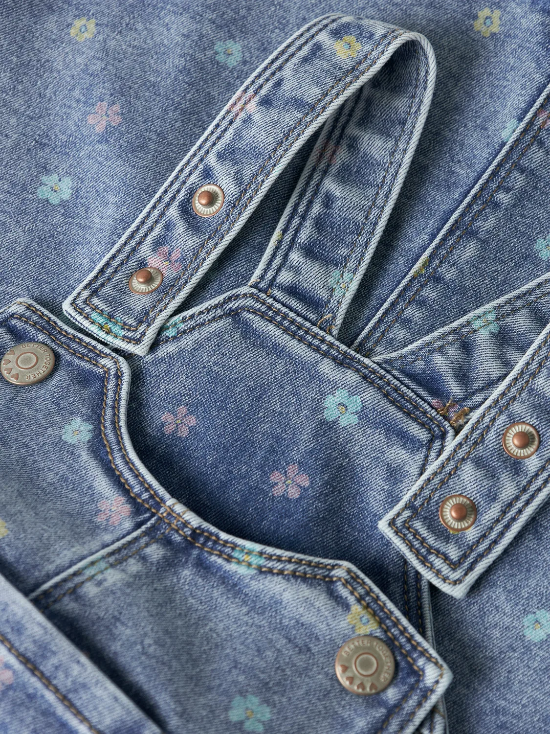 Юбка 'NMFROSA' Name It, Blue Denim/Light Blue — фото 3