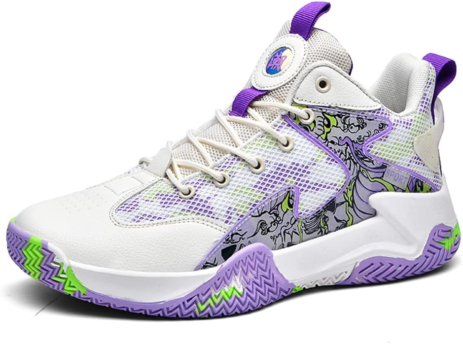 

Мужские кроссовки Rongduyan для баскетбола, спортивные кроссовки для соревнований, кроссовки, летние мужские спортивные, повседневные кроссовки, обувь для мужчин, фиолетовый