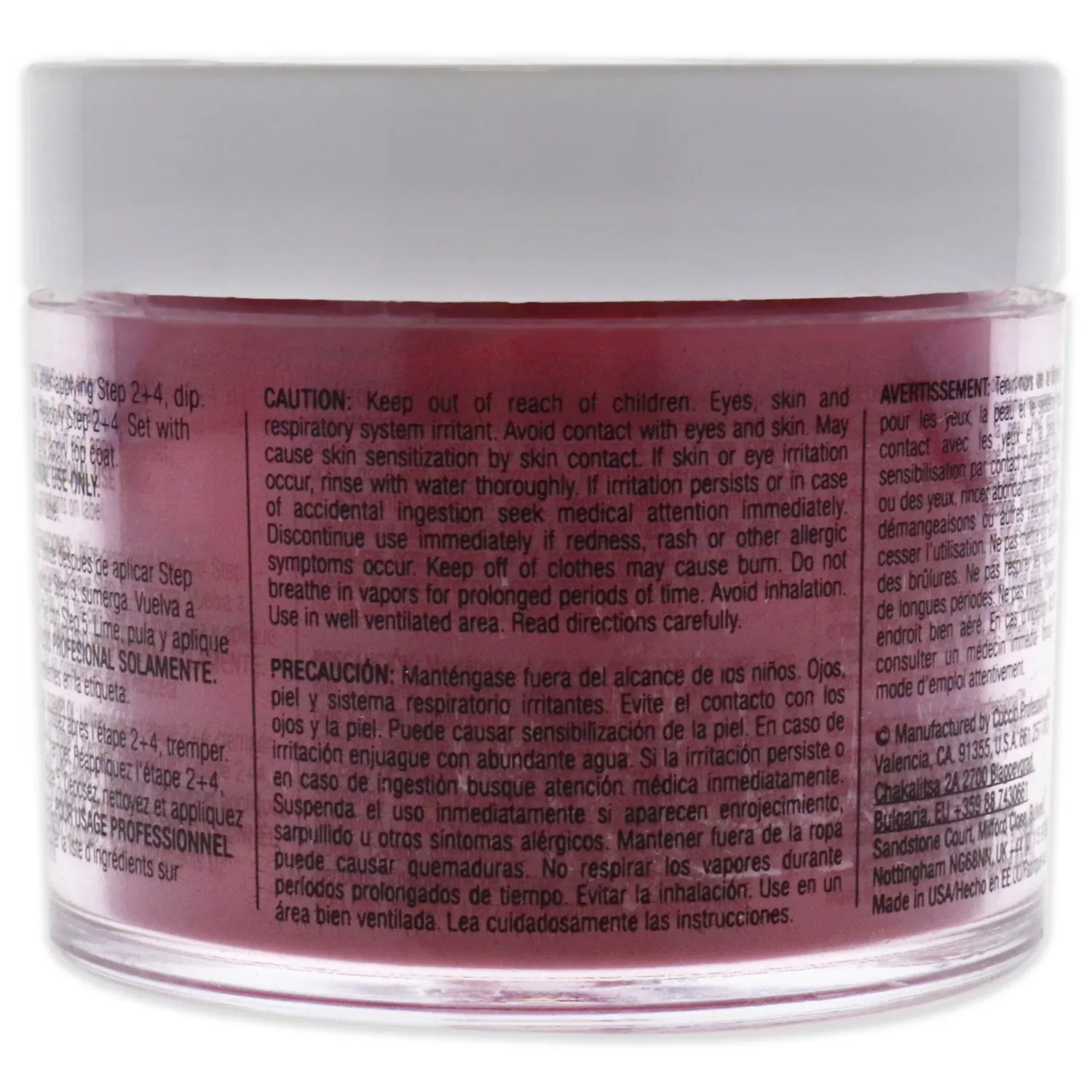 Система для наращивания ногтей Pro Powder Polish Nail Colour Dip System - Red Eye In Shanghai от Cuccio Colour for Women - 1,6 унции (47 г) пудры для ногтей — фото 2