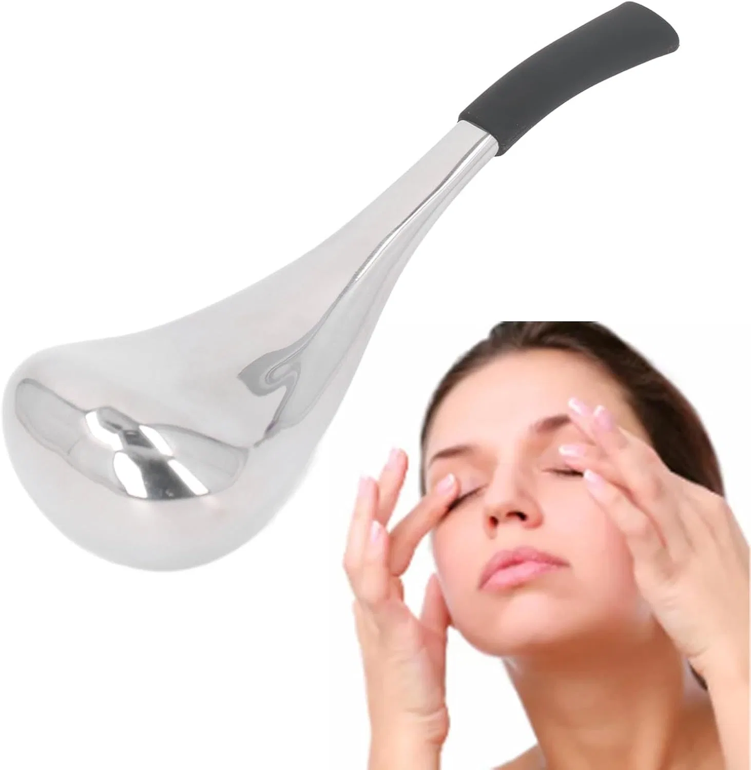 Массажер для лица Cryo Sticks из нержавеющей стали, gernie