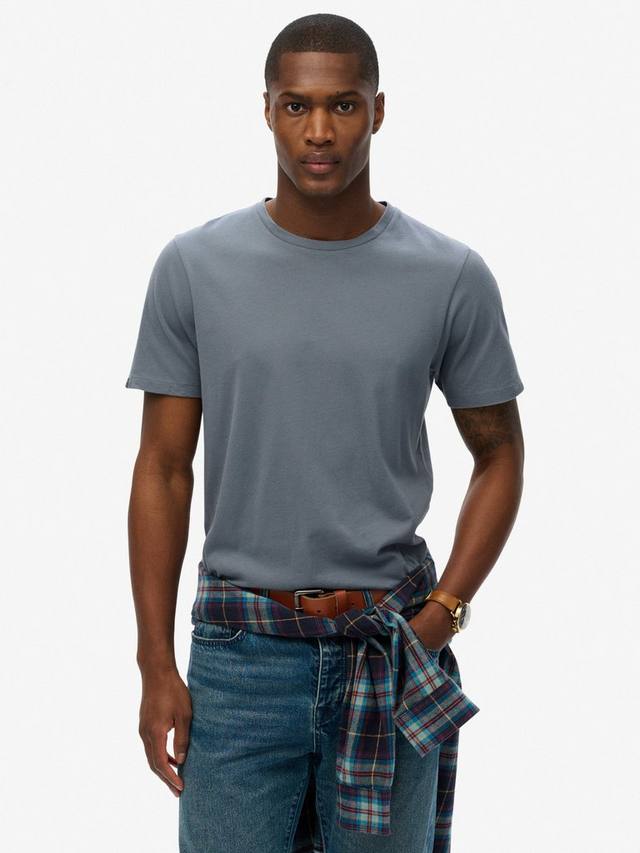 

Классическая футболка Essential Superdry, Stormy Weather Blue