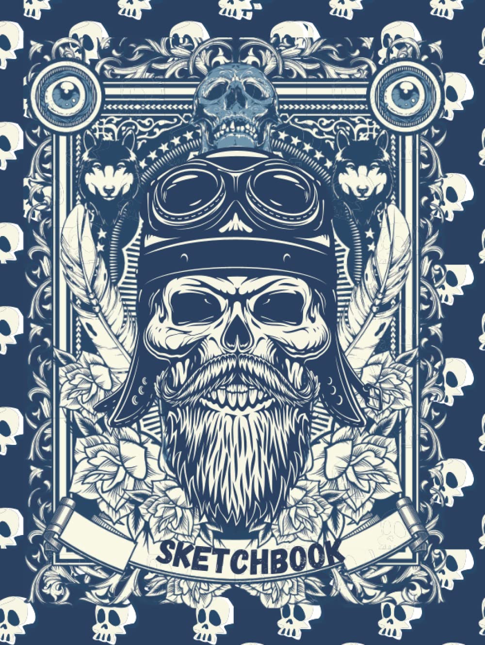 

Cool Skull Head: Skull Face skeleton Sketchbook (Independently published)