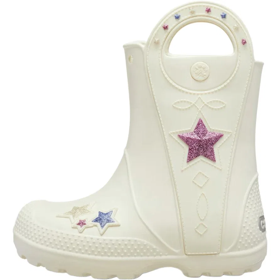 Детские дождевые сапоги Handle It Waterproof High Top Crocs бежевые