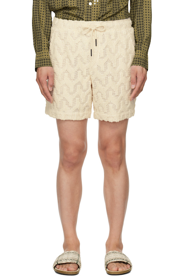 

Шорты крючком Atlas Oas, цвет off-white
