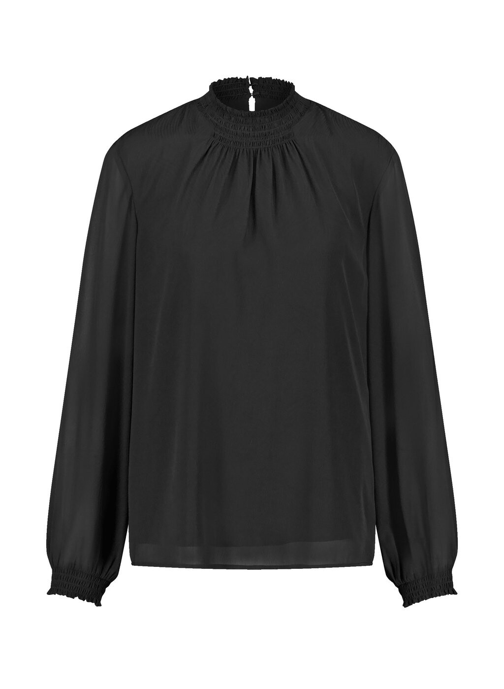 

Блуза LANGARM MIT SEMITRANSPARENTEM OVERLAYER Gerry Weber, черный