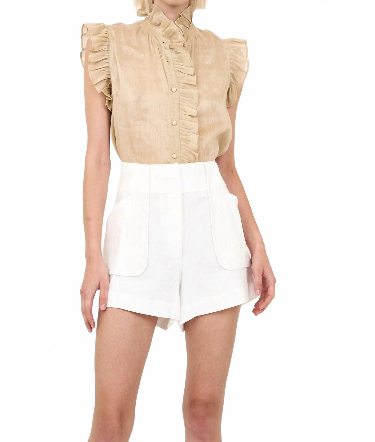 

Шорты Emma Short In White CHRISTY LYNN