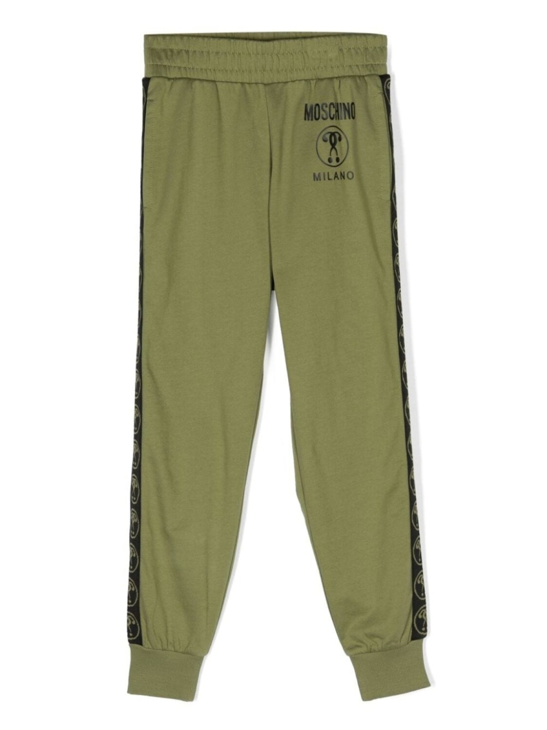 

Moschino Kids спортивные брюки с логотипом, зеленый