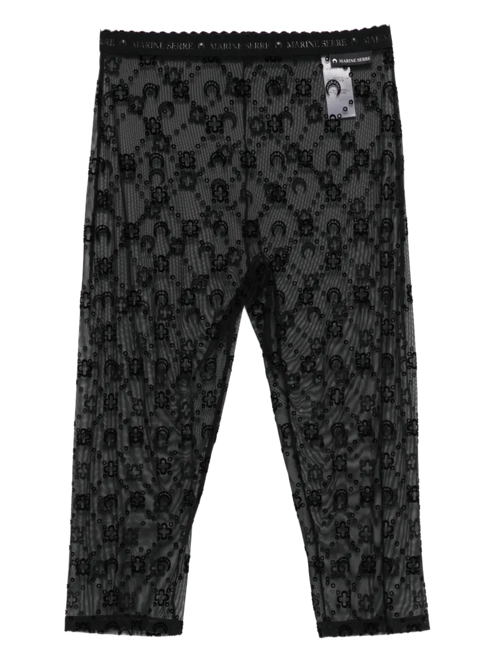 

Сетчатые шорты с декором Moon Marine Serre, черный