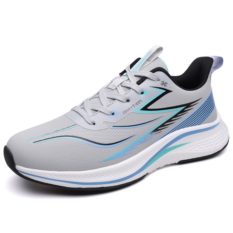 

Кроссовки для бега с низким верхом, противоскользящие, амортизирующие, износостойкие, для детей и подростков YUZHAOLIN, синий/серый