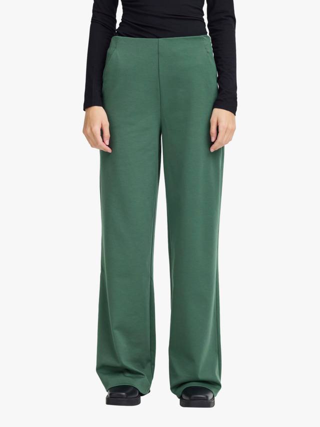 

Брюки Kate Wide Leg с зауженным кроем ICHI, Pineneedle