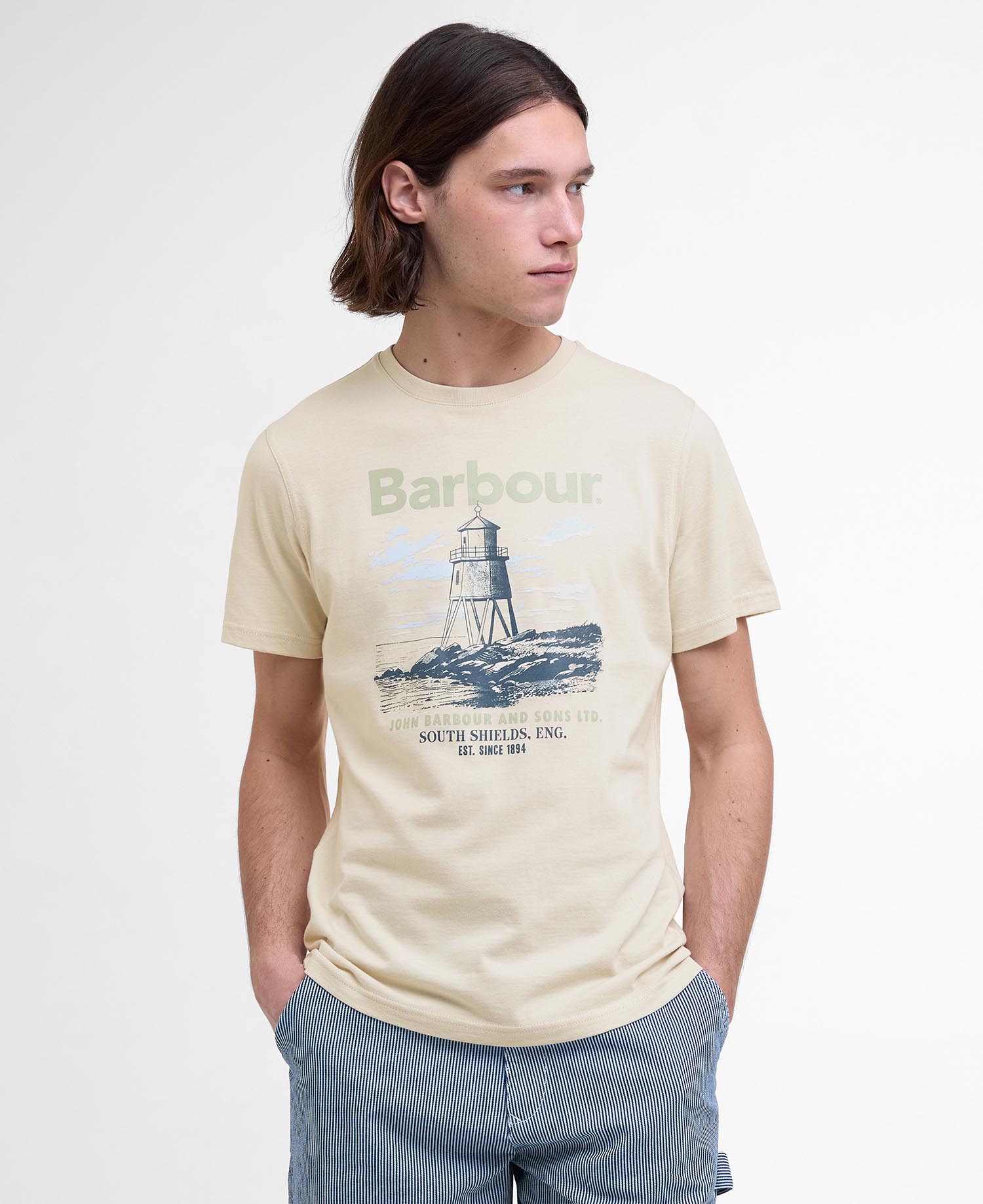 

Футболка Barbour Harbourside Graphic, Oatmeal
