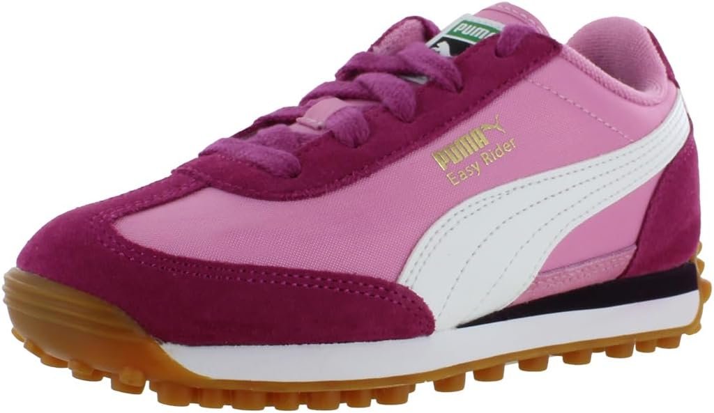 

Кроссовки PUMA Easy Rider для детей (маленькие дети), унисекс, белый/красный