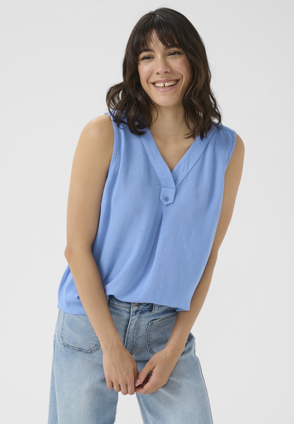 

Топ KACIARA AMBER - Blouse Kaffe, светло-голубой
