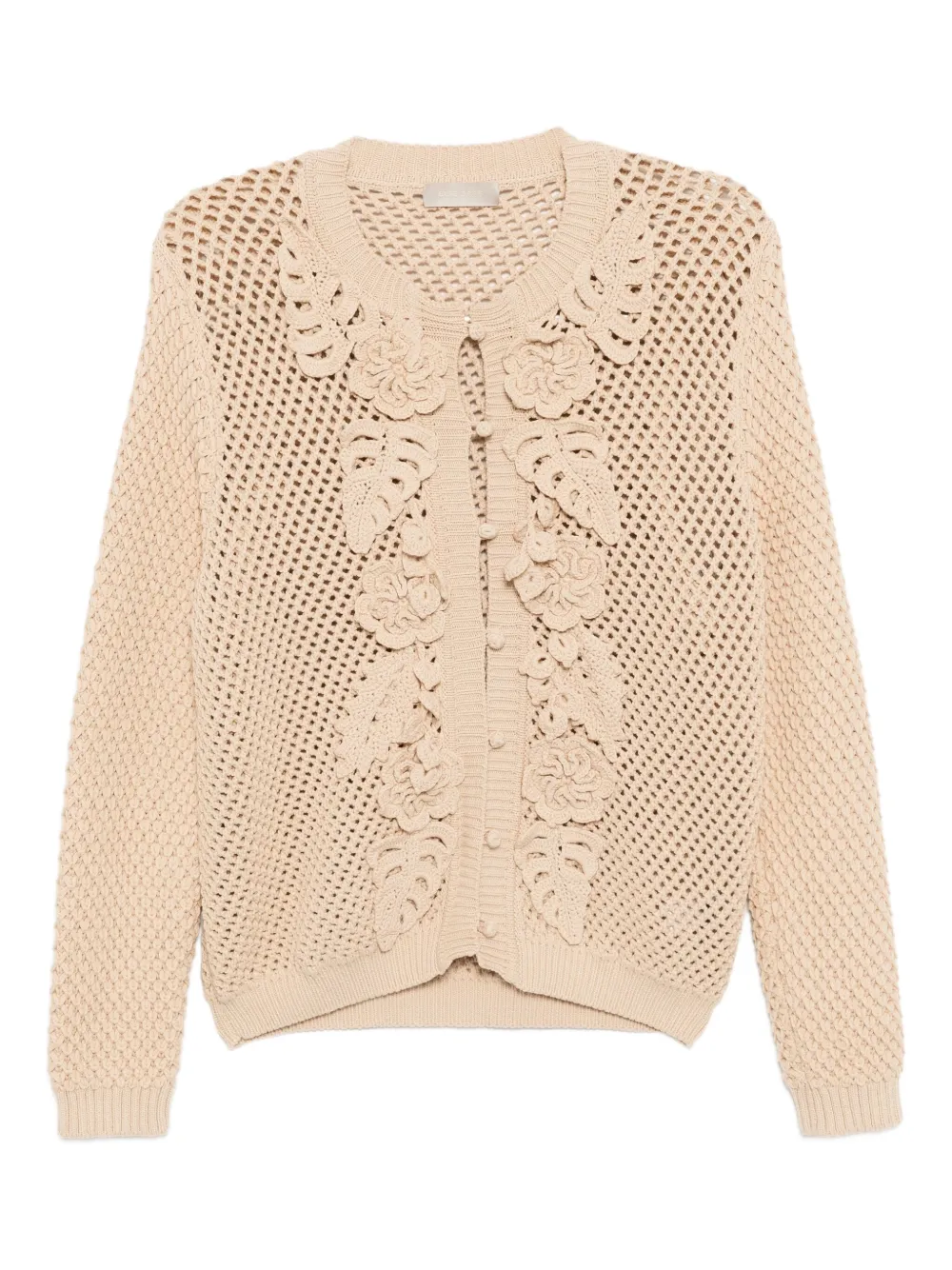 

Кардиган в технике кроше Elie Saab, нейтральный