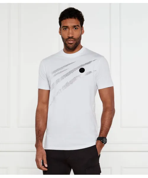 

Футболка с царапающей фольгой Regular fit Plein Sport, белый