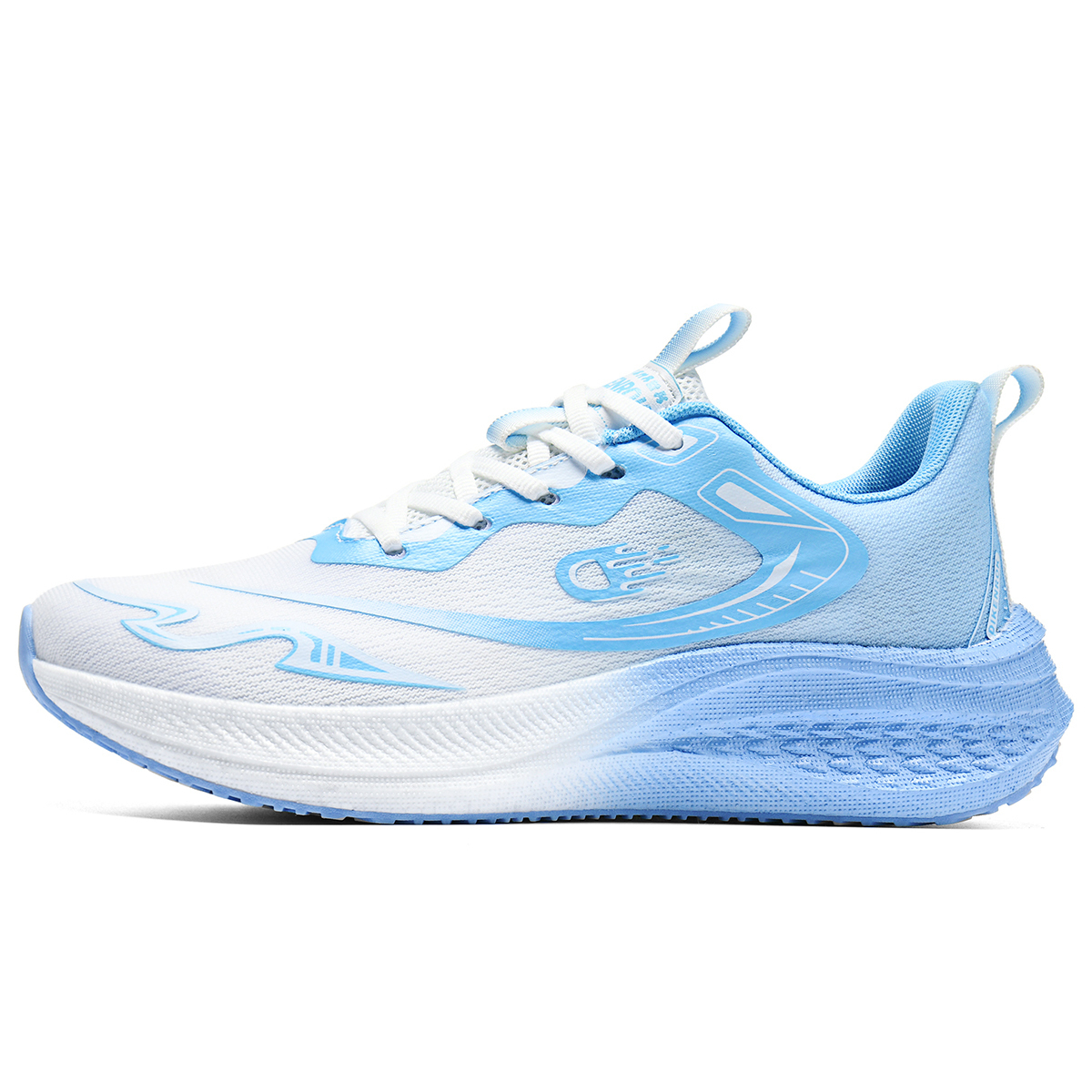 

DIKENROK Низкие повседневные кеды унисекс бело-голубые дышащие, цвет White Blue[Breathable]