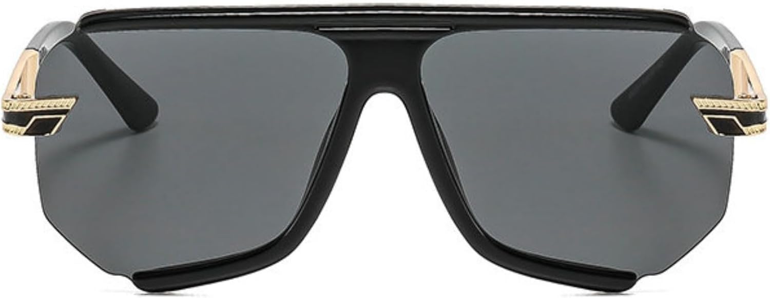 

Солнцезащитные очки Willochra Retro Rimless Pilot Sunglasses Oversized для женщин и мужчин, винтажные, в стиле 70-х, с многоугольным градиентом, защита от ультрафиолета UV400, C1