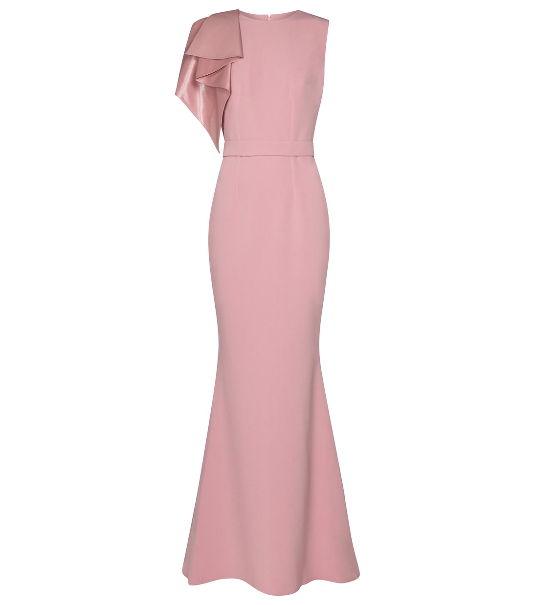 

Платье из крепа из смесовой шерсти Safiyaa, Rose On Blush