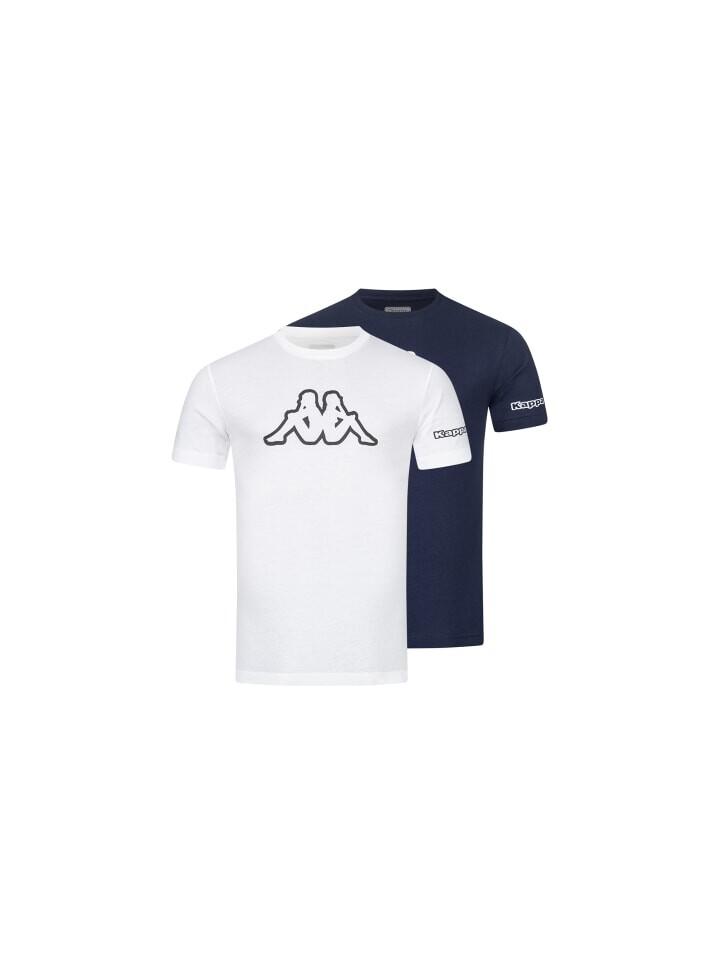 

Футболка Kappa, цвет 1x navy/1xweiß