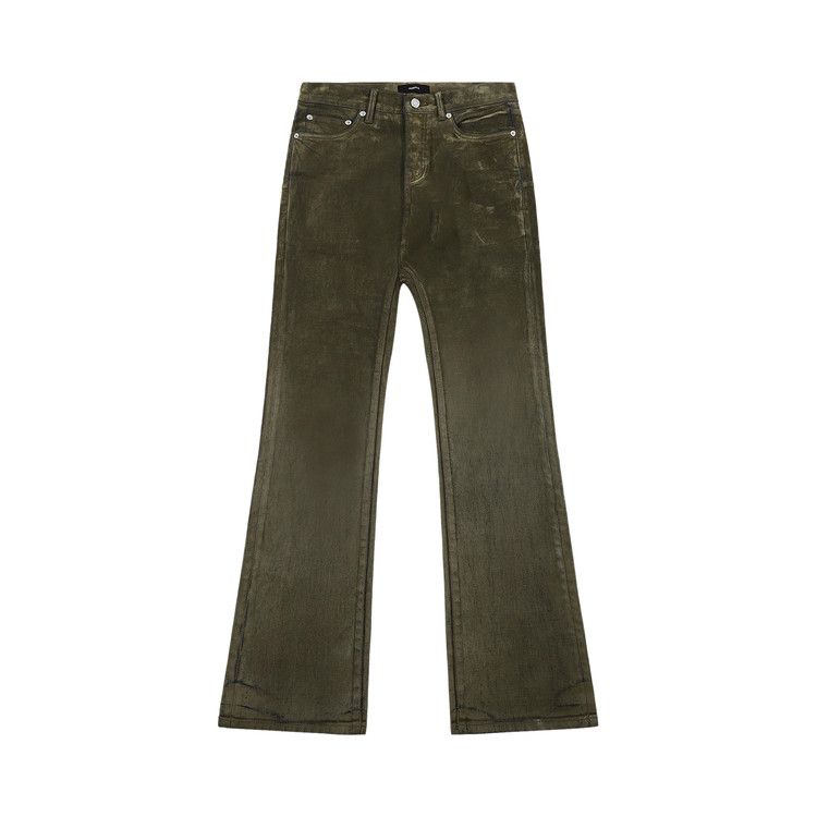 

Брюки PURPLE BRAND Flock Dipped Flared Denim, Green