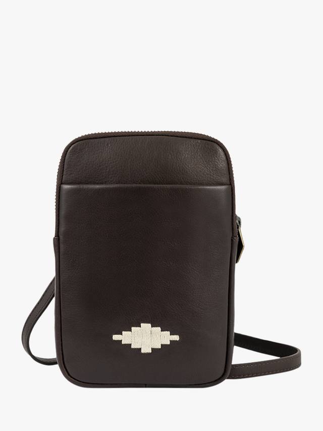 

Кожаная сумка-чехол через плечо Pampeano