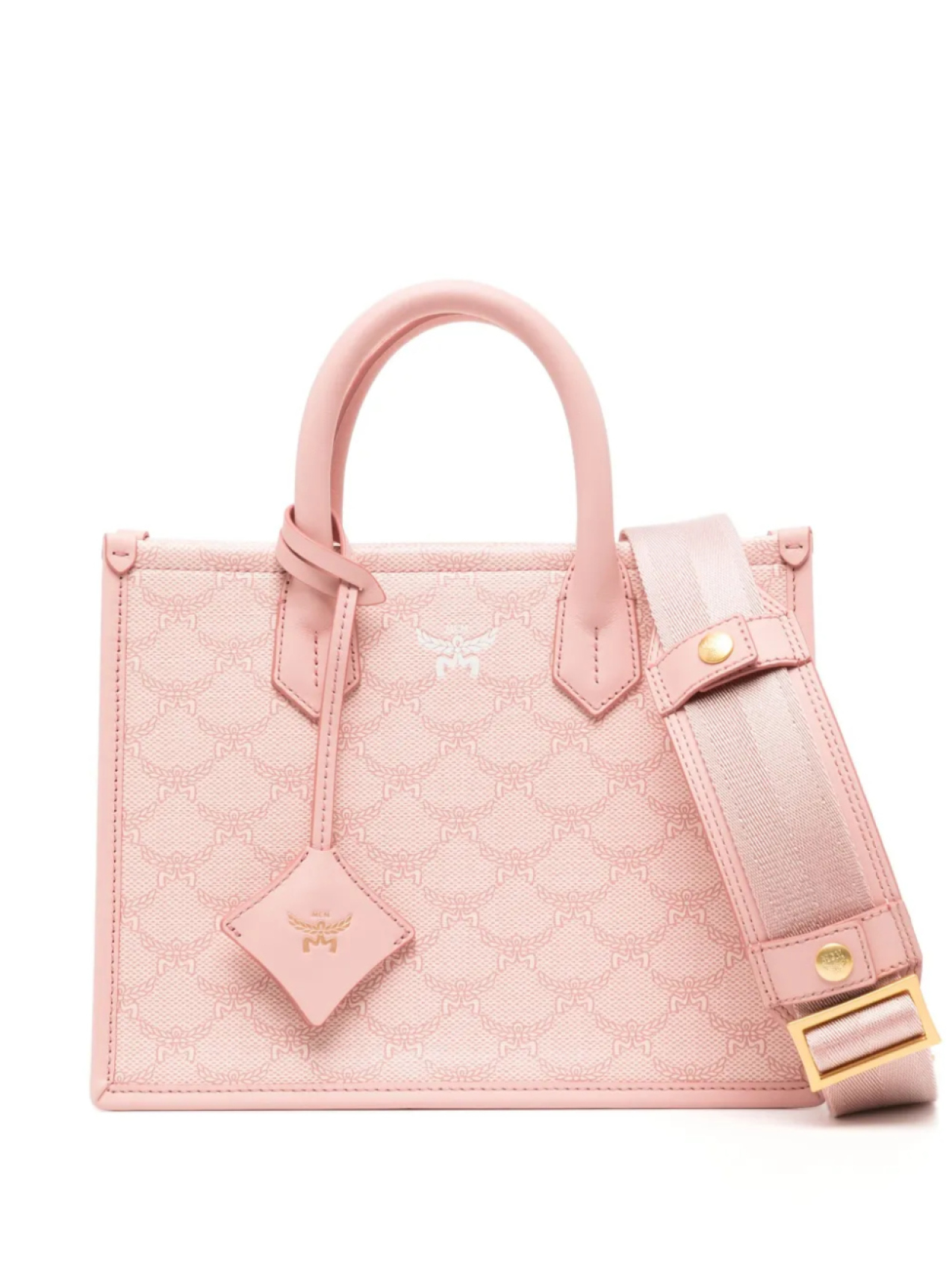 

MCM маленькая сумка-тоут Himmel Lauretos, розовый
