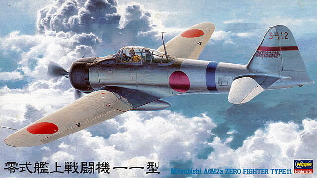 

Mitsubishi A6M2a Zero Fighter 1:48 Hasegawa JT42