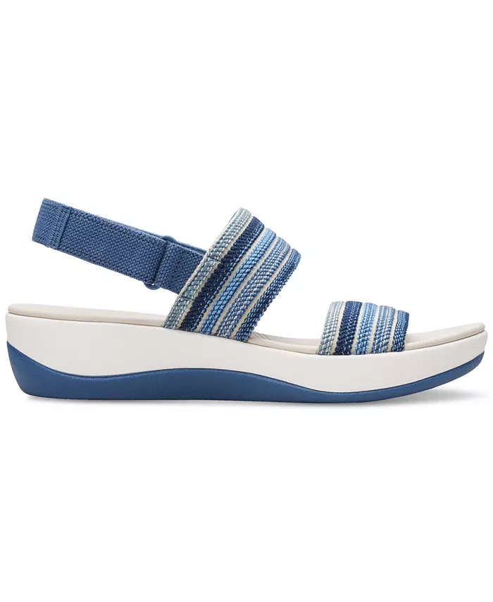 Женские сланцы Arla Stroll на шлепанцах с открытой пяткой Clarks, синий — фото 2