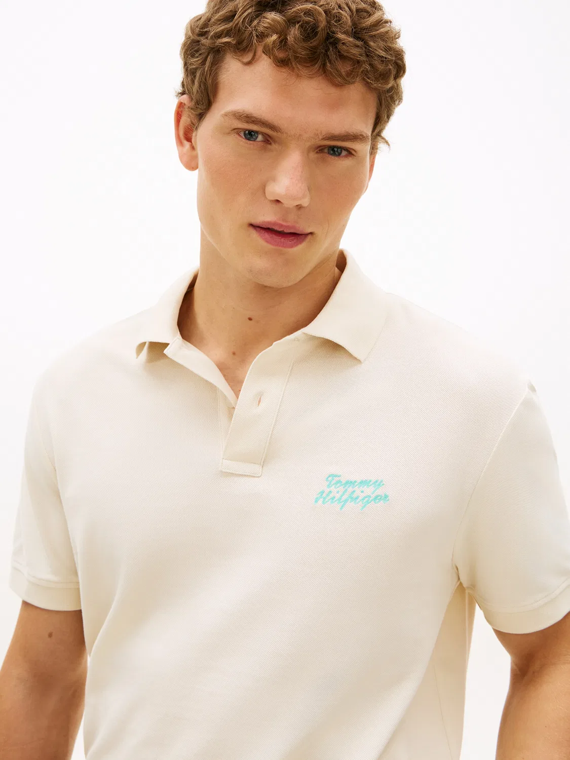 Рубашка 'CLASSIC' Tommy Hilfiger, Light Beige — фото 2