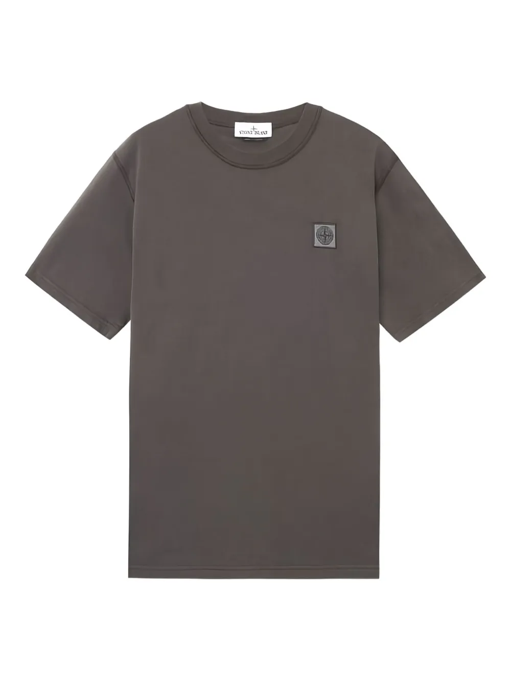 

Футболка с нашивкой-логотипом Stone Island, серый
