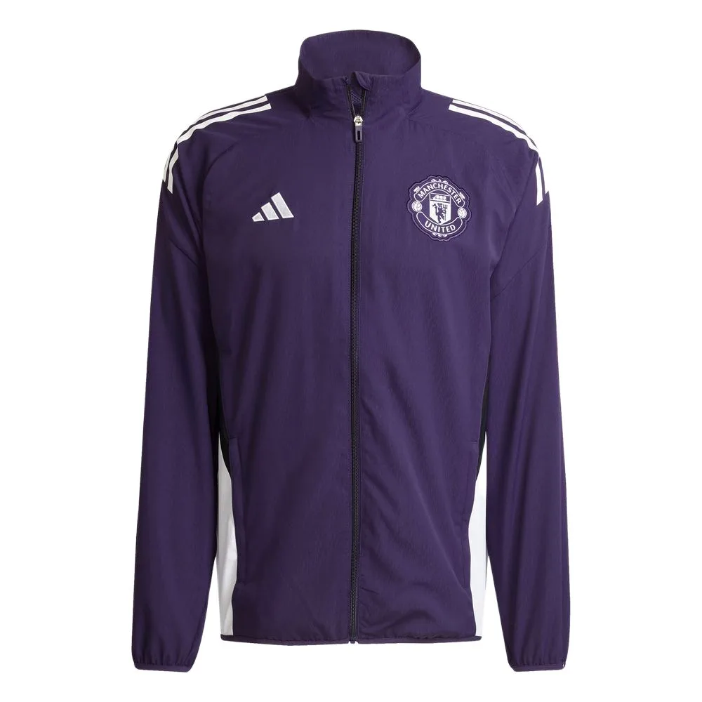 Куртка Manchester United мужская Adidas, фиолетовый